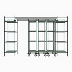front view of the super erecta pro top trackshelf made from metroseal epoxy