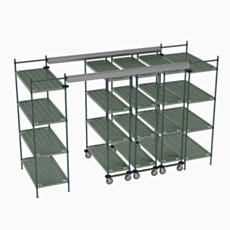 slightly angled view of the super erecta pro top trackshelf made from metroseal epoxy