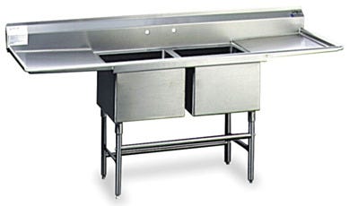 Eagle Laboratory Dual Sink With Double Drainboards