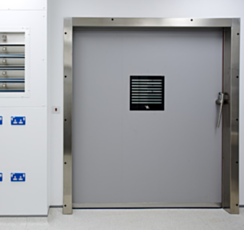Lead Lined Option of Dortek Hermetic Sealing Sliding Doors