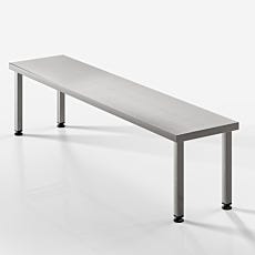 right-side view of UltraClean gowning bench