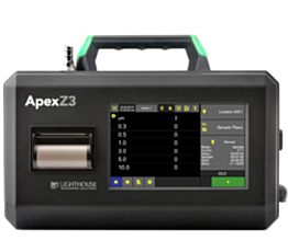 Lighthouse ApexZ3 Portable Particle Counter by LWS - 0.3 - 10.0 μm
