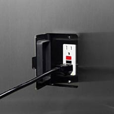 Labconco Logic Plus Flush-Mounted Electrical Duplex Opened