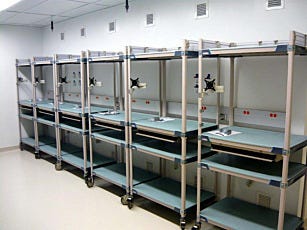 High-performance Liquid Chromatography Storage shelving system