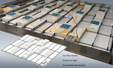 Modular Cleanroom Ceiling Grid