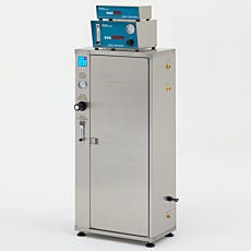 Nitrogen generator with dual purge and NitroWatch™ modules on top