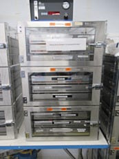 Nitrogen-purged desiccator cabinet for storing of image sensor components