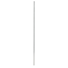 mobile-ready wire shelving post with notched grooves that is 74