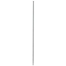 Stationary wire shelving post with notched grooves that is 63