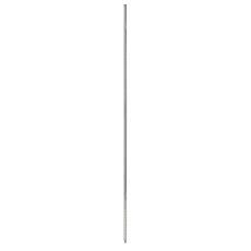 Stationary wire shelving post with notched grooves that is 74