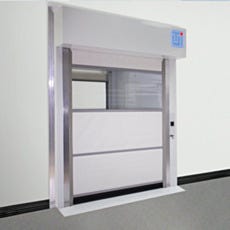 Cleanroom Oversized High Speed Vinyl Door Airlock