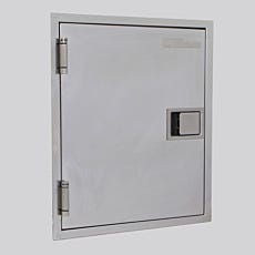 Door, Pass-Through Access; EP 304 SS, Fire-Rated, 18''W x 2.6''D x 24''H, Insulated