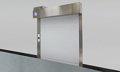 Cleanroom Roll-Up Aluminum Door
