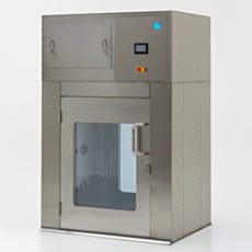 Primary image of stainless steel air shower pass-through for carts