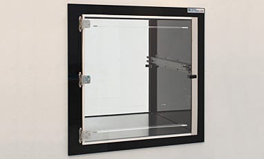 Pass-Through; Black Acrylic, 18