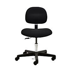 PL12-FC ESD conductive black fabric chair at desk height