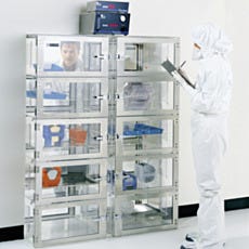 Pass-Through Plastic Desiccator Cabinets