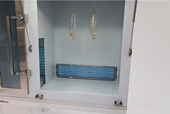 USP 797 Isolator Glovebox Interior View