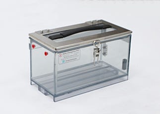 Static-Dissipative PVC Portable Desiccator Cabinet
