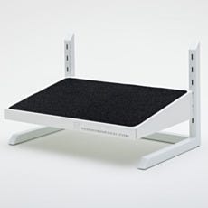 Terra Universal powder-coated steel footrest for labs and cleanrooms