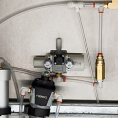 pressure booster regulator for nitrogen tank