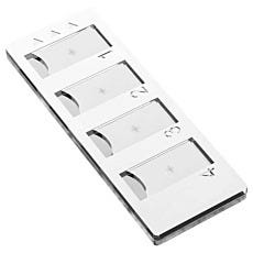 4-chambered disposable QuadSlides for QuadCount Automated Cell Counters