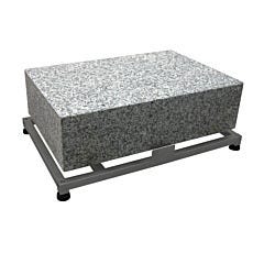 full view of sa/app/h antivibration table by radwag