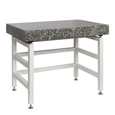 full view of sal/stone/c antivibration table by radwag