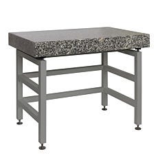 full view of sal/stone/h antivibration table by radwag