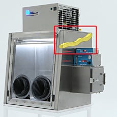 Double-Wall Constant-Temperature Glove Box Cut-Away Showing Insulation