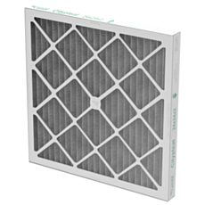 activated carbon filter in a board frame