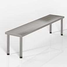 right-side view of UltraClean gowning bench