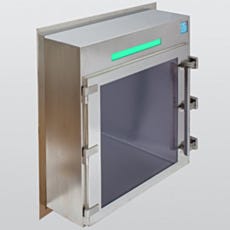Back side of Smart Fire-Rated Cleanroom Pass-Through