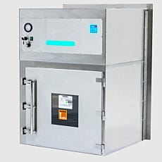 Recirculating Air Shower Filtration Passthrough
