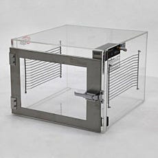 Smart nitrogen dry cabinet in acrylic, with 1 chamber and automatic RH control