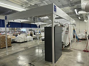 Softwall Cleanroom Installation