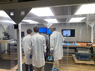ValuLine softwall cleanroom with scientists