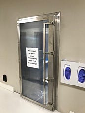 304 stainless steel cleanroom pass through for transferring chemotherapy drugs