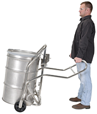 deluxe stainless steel drum truck by vestil