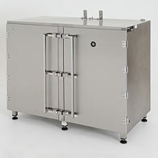 stainless steel desiccator cabinet with double doors for drum containers