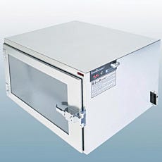Stainless steel nitrogen desiccator, with 1 chamber and automatic RH control