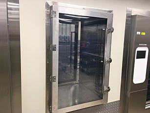 stainless steel cleanroom pass through for automotive parts assembly