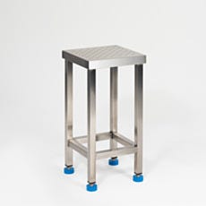 stainless steel square stool