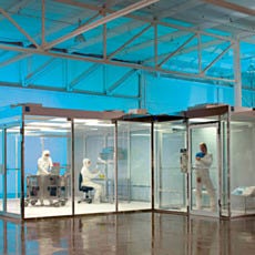 Modular Cleanroom with Gowning Area
