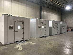 Temperature controlled modular cleanrooms, cleanroom units, custom cleanrooms