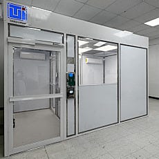 slightly to the left full view of usp compounding cleanroom