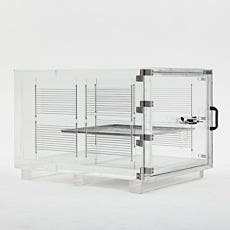 Full view of acrylic vaccum chamber 1.5'' thick empty
