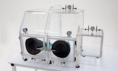 Single Acyrlic Glovebox Vacuum Right Airlock
