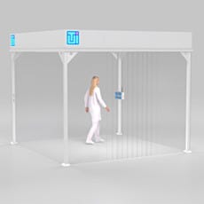 10x10 valuline softwall cleanroom