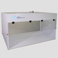 portable laminar flow hood in polypropylene